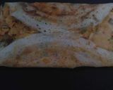 A picture of step 6 of Italian sandwich dosa.
