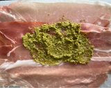 A picture of step 3 of Pesto Parma Parcels of Cod.