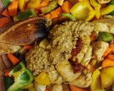 A picture of step 3 of Maafe ~ West African Peanut Stew.
