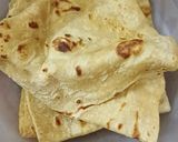 A picture of step 1 of Jaggery chapati chura.