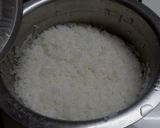 A picture of step 5 of Rajma Masala and Jeera Rice.