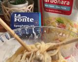 Foto langkah ke 3 dari resep Spaghetti Carbonara.