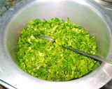 A picture of step 3 of Green Spinach Pulao.