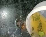 A picture of step 4 of Green Tea Shikanji.