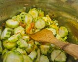 A picture of step 5 of Zuccini in Insta Pot.