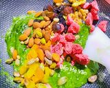 Hình bước làm 3 của món Kẹo Nougat (Kẹo Hạnh Phúc) Trà Xanh