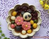 熊貓＆花朵造型湯圓食譜步驟4照片