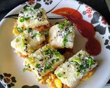 सँडविच ढोकळा (sandwich dhokla recipe in marathi) रेसिपी स्टेप 4 फोटो
