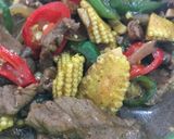 Foto langkah ke 9 dari resep Daging Sapi Lada Hitam.
