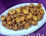 A picture of step 5 of Air Fryer Crisp Baby Potatoes.