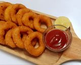 A picture of step 1 of Potato garlic rings.