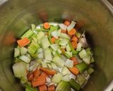 A picture of step 2 of Vegetable broth with noodles and vegetables (Vegetable Ramen Bowl).