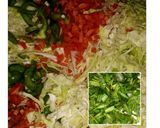 A picture of step 2 of Chinese samosa.