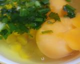 Hình bước làm 2 của món Trứng chiên bắp và hành tây