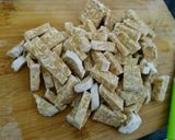 Foto langkah ke 2 dari resep Tempe Tahu Campur Kacang Saus Tiram.