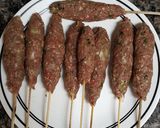 A picture of step 2 of Beef Kofta Kebabs.