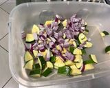 Une image de l'étape 5 de Courgettes et céleri branche grillés aux épices et graines de fenouil.