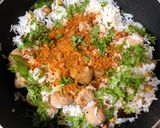 A picture of step 5 of Soya Chunks Pulihora / Fried Rice.