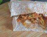 A picture of step 3 of Spring time spring rolls.