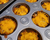 A picture of step 5 of Bacon Cheeseburger Bites.