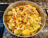 Foto del paso 5 de la receta: Ensalada campera con naranja y salmón ahumado