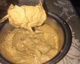 A picture of step 3 of Dalgona coffee hot version.