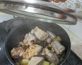 豆鼓排骨燉青木瓜的食譜步驟3照片