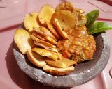Foto langkah ke 4 dari resep Jengkol geprek sambal terasi.