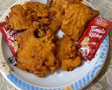 A picture of step 6 of Crispy cabbage pakoray.
