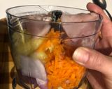 Foto del paso 3 de la receta: Zapallo italiano relleno con pollo y crema