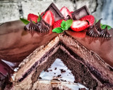 Foto del paso 12 de la receta: Mousse de chocolate con glaseado espejo