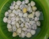 Foto do passo 3 de Espaguete com berbigão (ou vôngole)