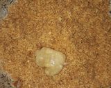 A picture of step 4 of Aata & ghee ka Punjabi halwa.