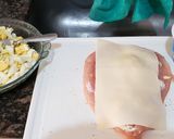 Foto del paso 3 de la receta: Pañuelos de pechuga rellenos