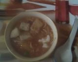 A picture of step 5 of Mexican tomatoes soup.