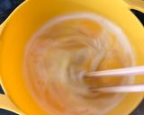 Hình bước làm 1 của món Trứng cuộn