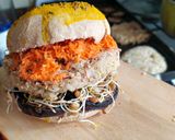 Foto del paso 6 de la receta: Burger de arroz integral y brotes de soja