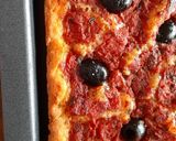 A picture of step 8 of Gluten-Free Focaccia with Tomatoes and Olives 😀.