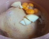Hình bước làm 1 của món Phở gà trứng non