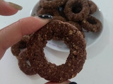Anillitos de coco y chocolate