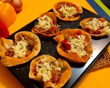 A picture of step 13 of Baked garden wonton cups.