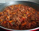 A picture of step 5 of Mince Beef and Mozzarella One-Pot.