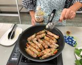 豬肉蔬菜捲(豚の肉巻き)的食譜步驟4照片