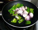 A picture of step 5 of Chilli Mushroom.