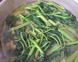 Foto langkah ke 5 dari resep Tumis Kangkung Telur Puyuh.