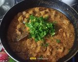 A picture of step 9 of Soya Chunk Curry Masala.