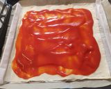 Foto del paso 4 de la receta Pizza de hojaldre con berenjena y pollo