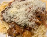 A picture of step 5 of Aubergine and chestnut ragu.