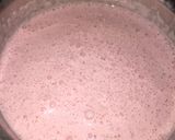A picture of step 2 of Strawberry milkshake.
