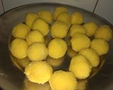 A picture of step 2 of Basanti Coconut Laddo.